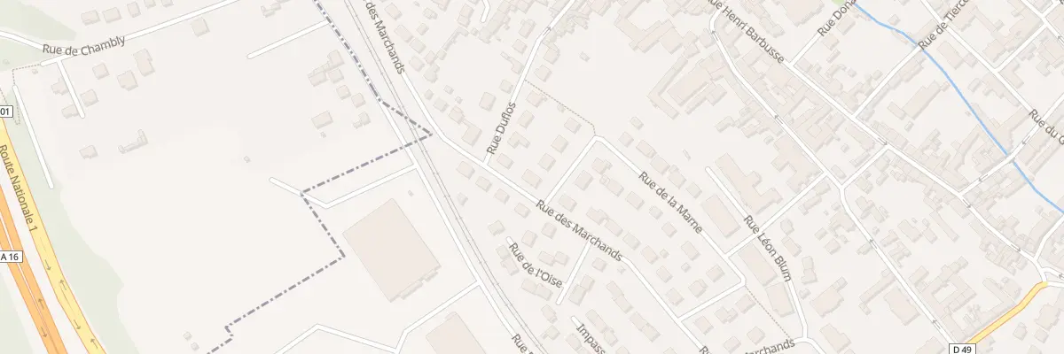 Plan du 406 Rue des Marchands à Chambly