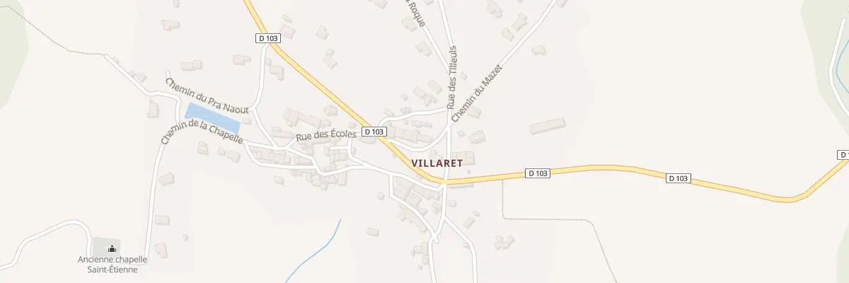 Plan du 6 Rue de l’Eglise à Brousses-et-Villaret