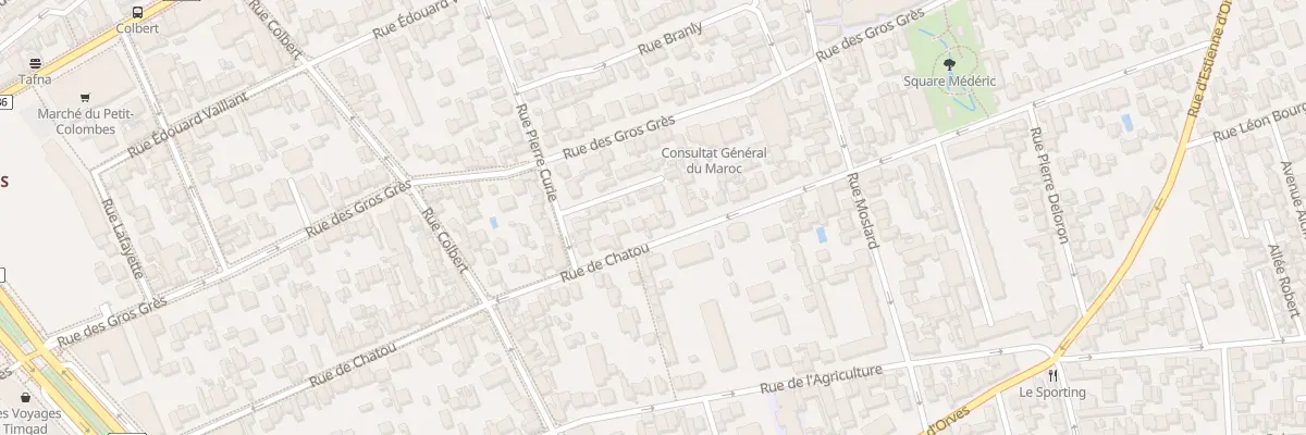 Plan du 92 Rue de Chatou à Colombes