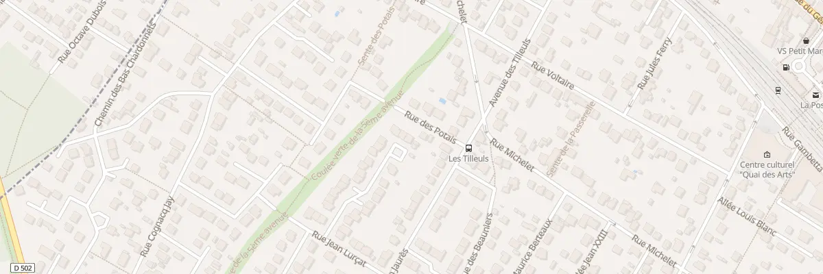 Plan du 22 Rue des Aulnaies à Saint-Leu-la-Forêt