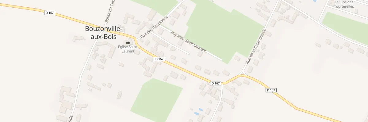 Plan du 3 Le Bourg à Bouzonville-aux-Bois
