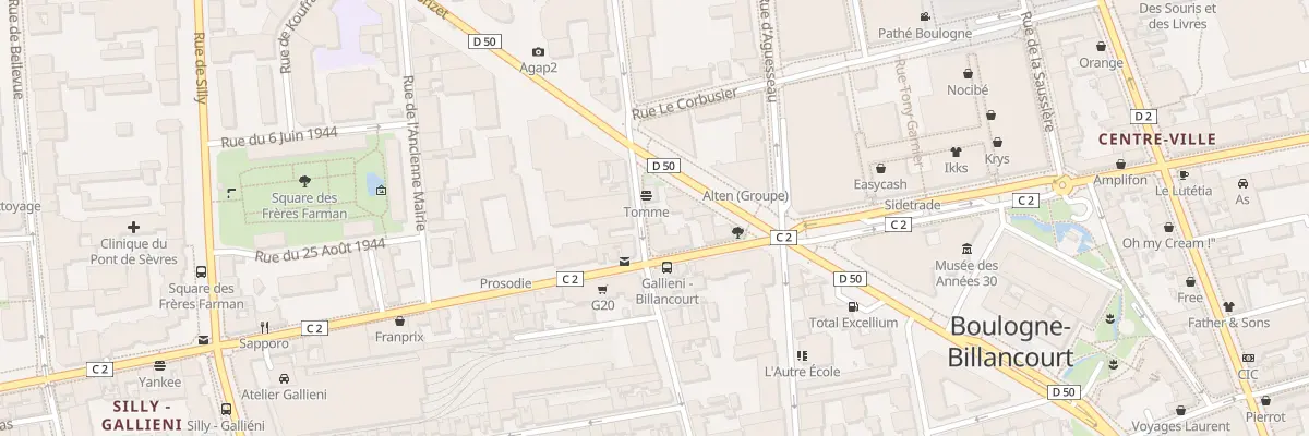 Plan du 117 Rue de Billancourt à Boulogne-Billancourt