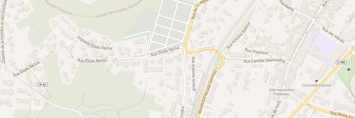 Plan du 6 Bd de Lozère à Palaiseau