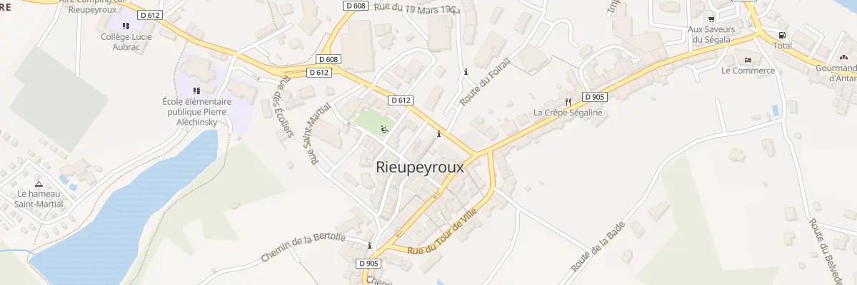 Plan du 5 Rue du Balat à Rieupeyroux
