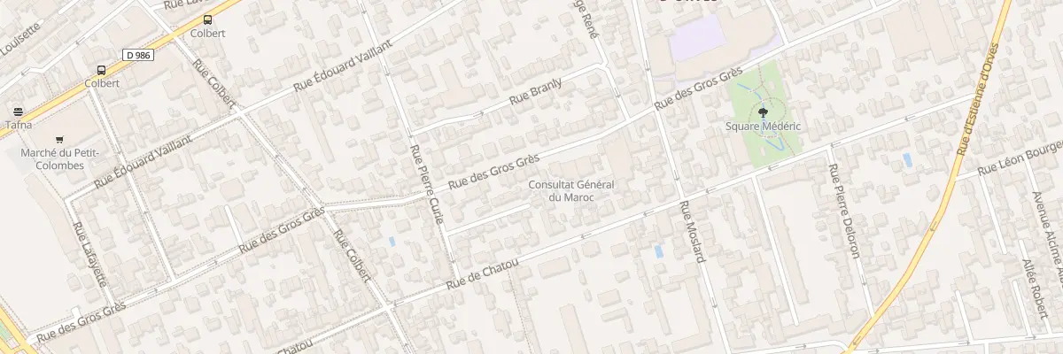 Plan du 99 Rue des Gros Grès à Colombes