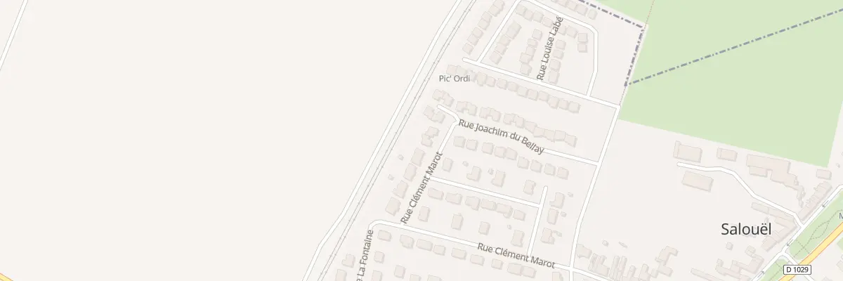 Plan du 10 Les Ruelles à Salouël