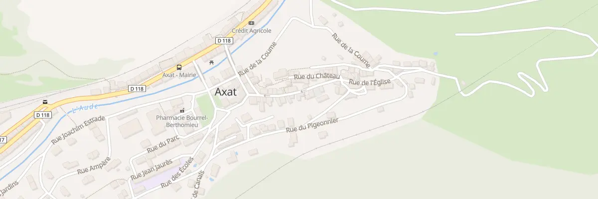 Plan du 28 Rue de l’Eglise à Axat