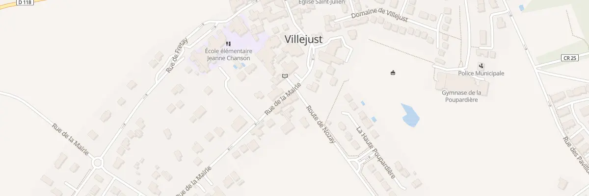 Plan du 2 Rte de Nozay à Villejust