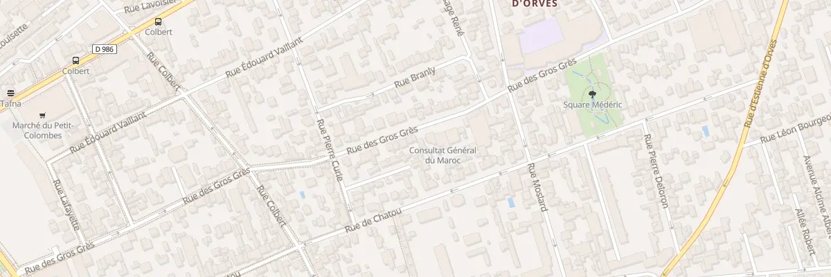 Plan du 97 Rue des Gros Grès à Colombes