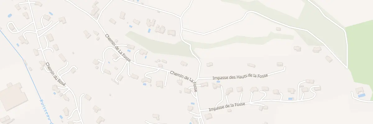 Plan du 166 Che de la Fosse à Castres