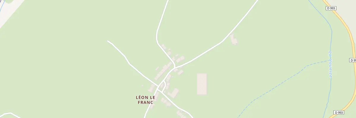 Plan du 7 Léon le Franc à Bosroger