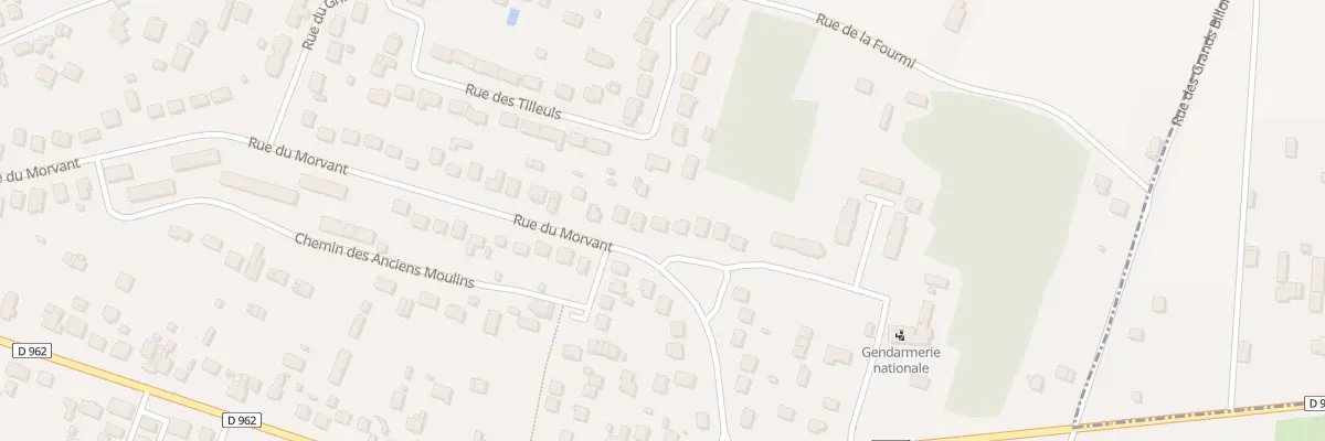 Plan du 65 Rue du Morvant à Châteauneuf-sur-Loire