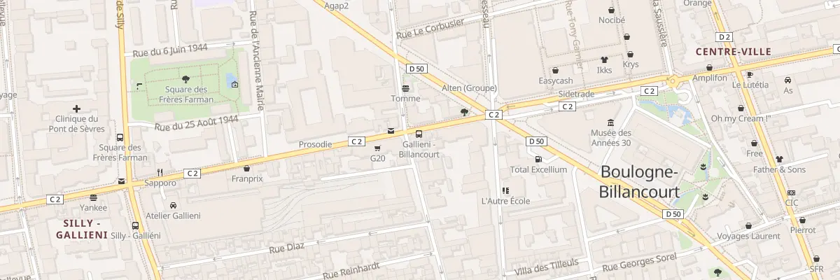 Plan du 157 Rue Gallieni à Boulogne-Billancourt