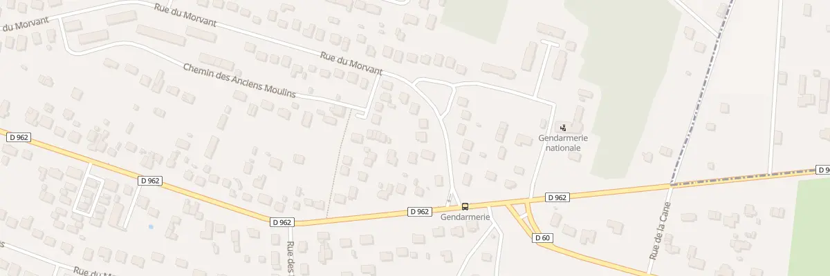 Plan du 68 Rue du Morvant à Châteauneuf-sur-Loire