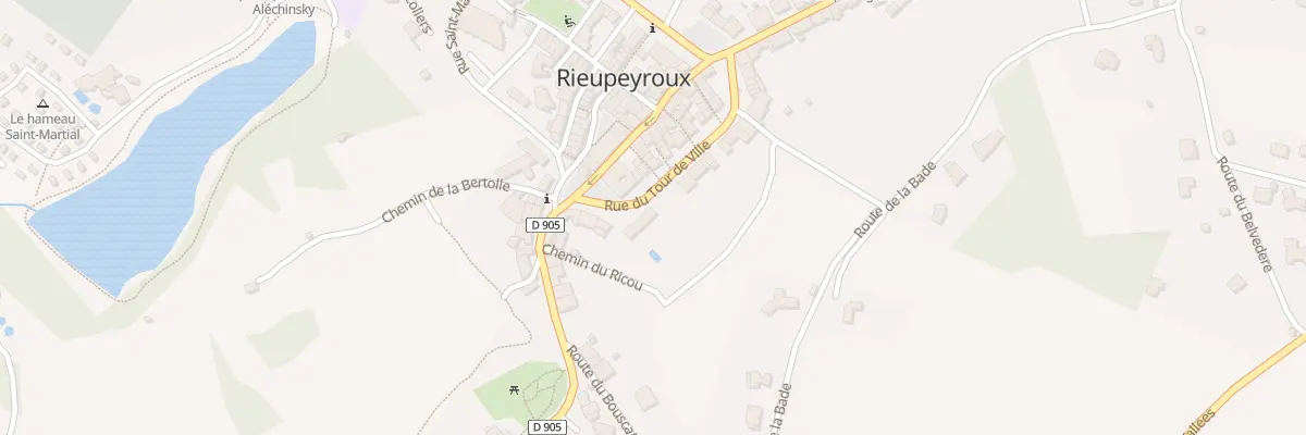 Plan du 10 Rue du Tour de Ville à Rieupeyroux