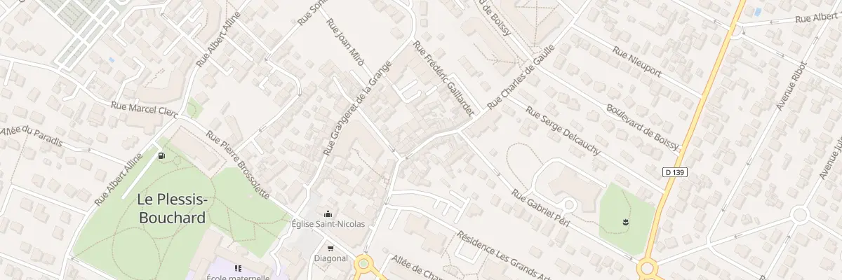 Plan du 65B Rue Charles de Gaulle au Plessis-Bouchard