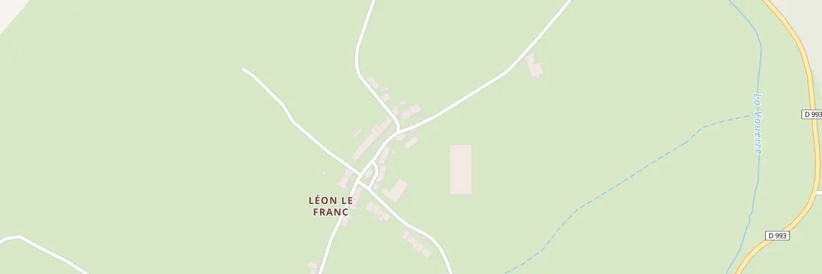 Plan du 5 Léon le Franc à Bosroger
