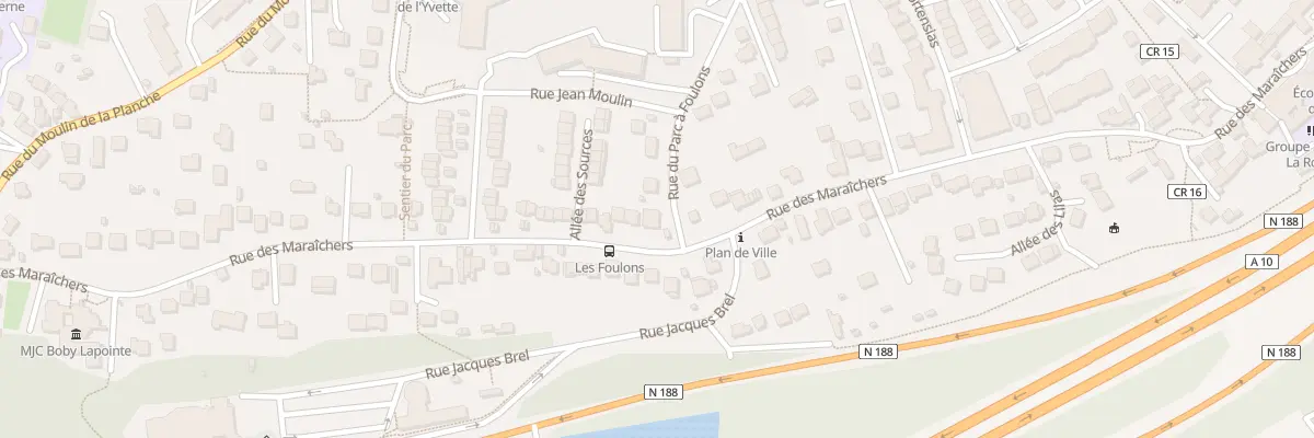 Plan du 51 Rue des Maraichers à Villebon-sur-Yvette
