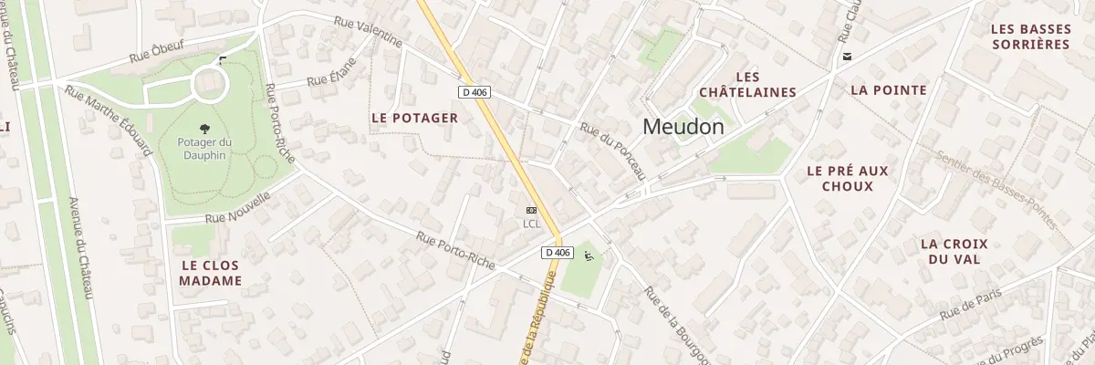 Plan du 29 Bd des Nations Unies à Meudon