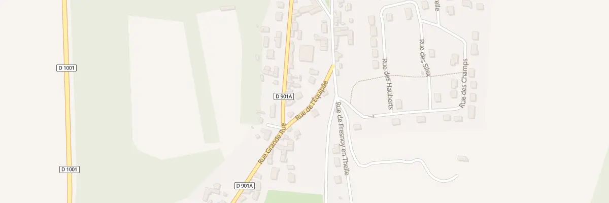 Plan du 1 Rue de l’Equipée à Puiseux-le-Hauberger