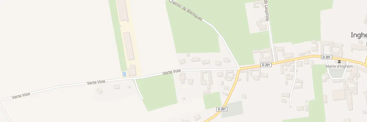 Plan du 125 Vc Verte Voie à Bellinghem