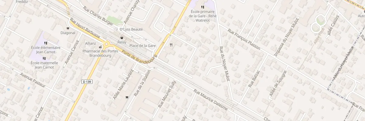 Plan du 8 Av Andre à Franconville