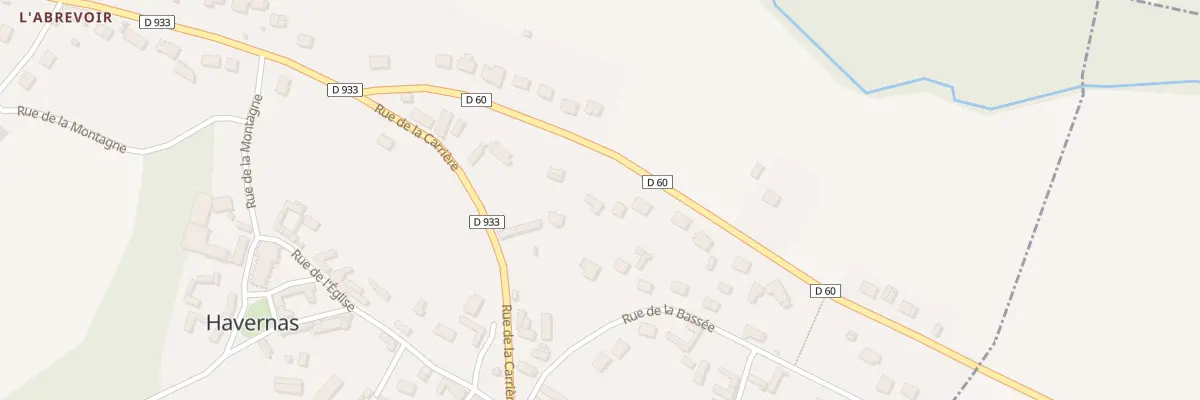 Plan du 6 Rue de la Garenne à Havernas