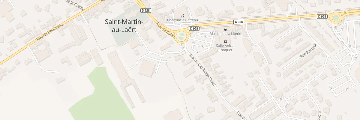 Plan du 12 Rue du Capitaine Revel à Saint-Martin-lez-Tatinghem