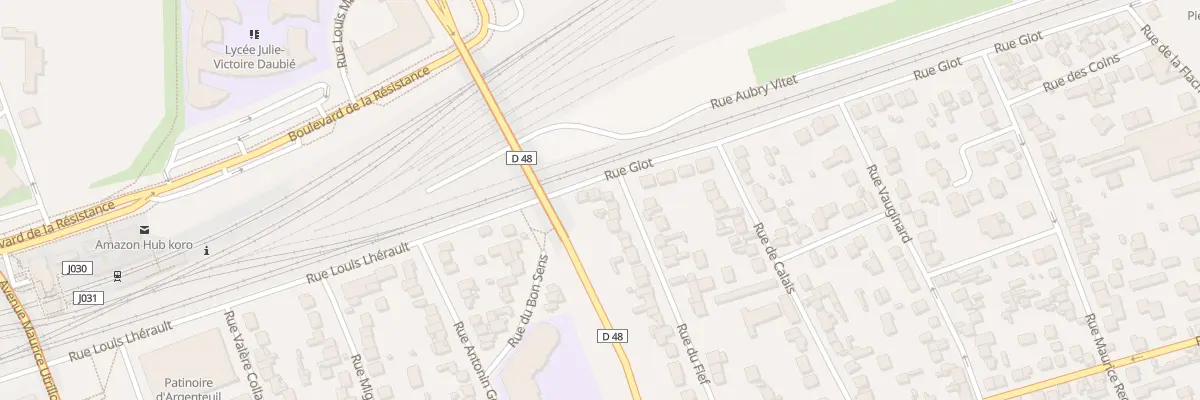Plan du 61 Rue Giot à Argenteuil
