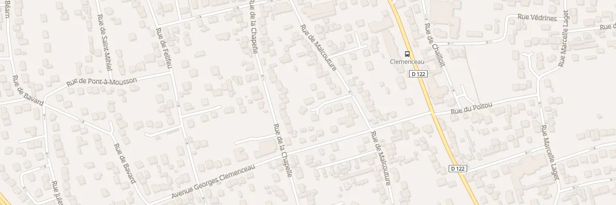 Plan du 83 Rue de Malcouture à Argenteuil