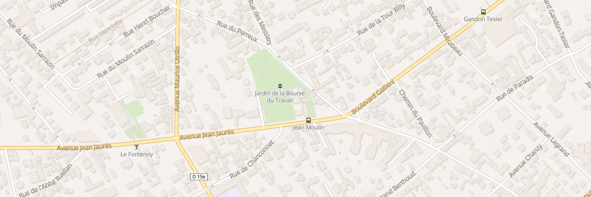 Plan du 8 Av Jean Jaures à Argenteuil