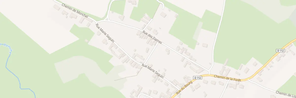 Plan du 6 Rue Seguin à Boubers-sur-Canche