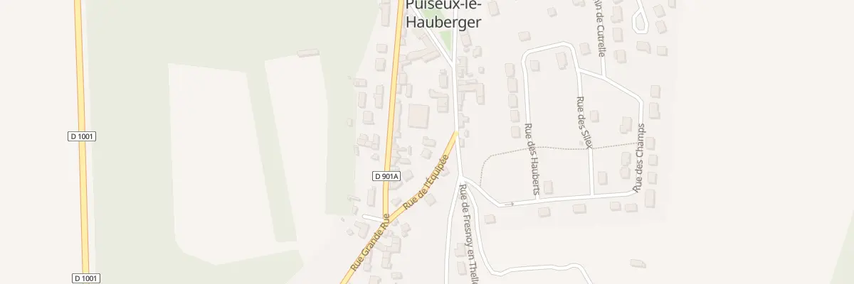 Plan du 1T Rue de l’Equipée à Puiseux-le-Hauberger