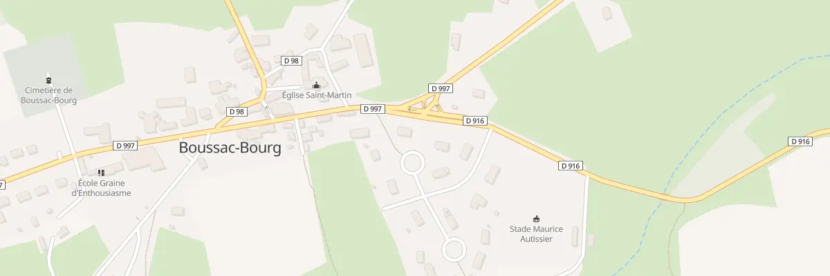 Plan du 14 Rue des Mesanges à Boussac-Bourg