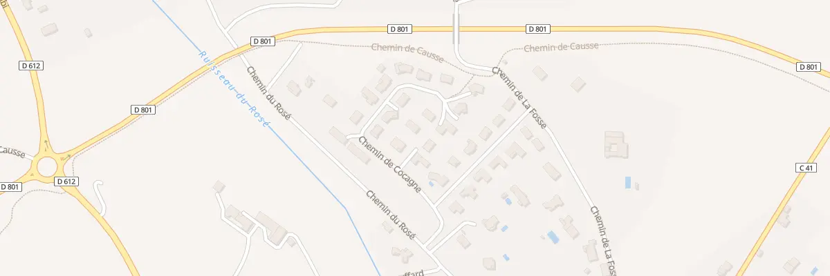 Plan du 6 Che de Cocagne à Castres