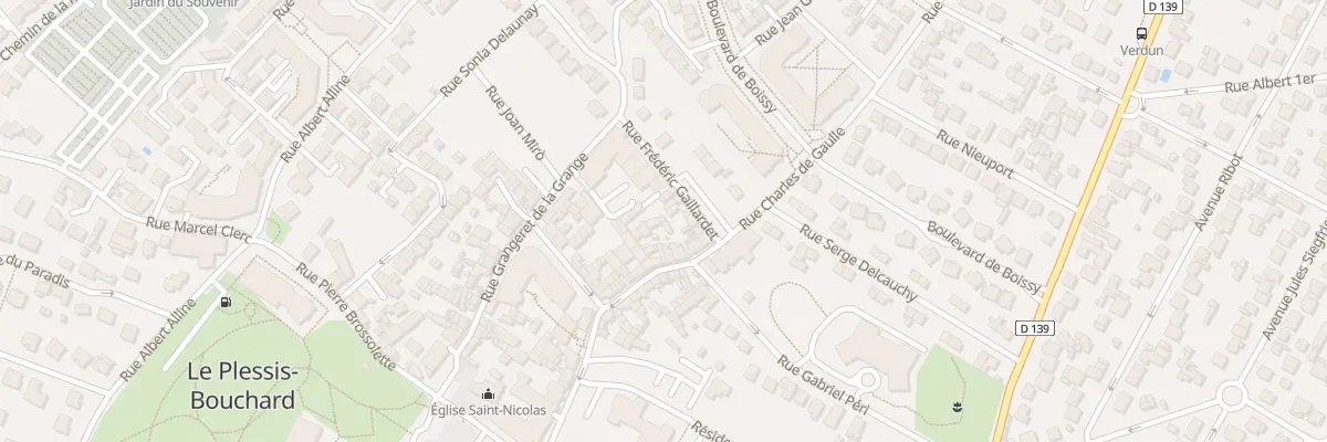 Plan du 73 Rue Charles de Gaulle au Plessis-Bouchard
