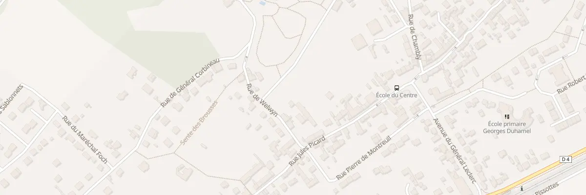 Plan du 8 Rue de Welwyn à Champagne-sur-Oise