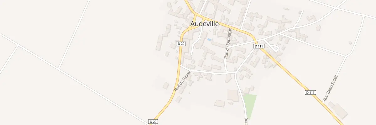 Plan du 6 Rue de la Forge à Audeville
