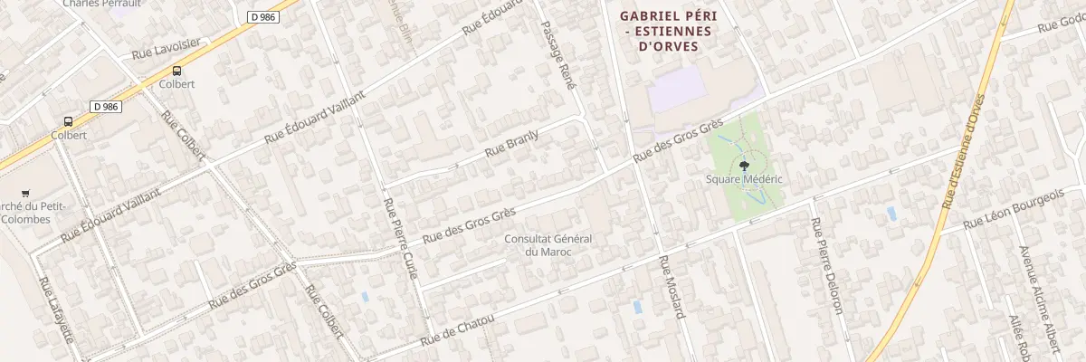 Plan du 102 Rue des Gros Grès à Colombes