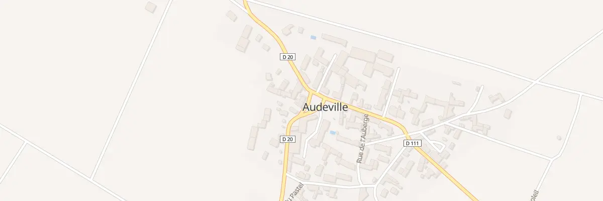 Plan du 2 Rue des Tuileaux à Audeville