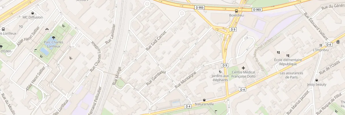 Plan du 31 Rue Gambetta à Puteaux