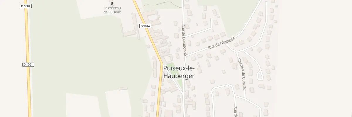 Plan du 1 Rue de Dieudonné à Puiseux-le-Hauberger