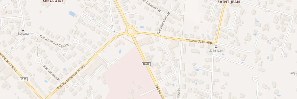 Plan du 28 Av d’Albi à Castres