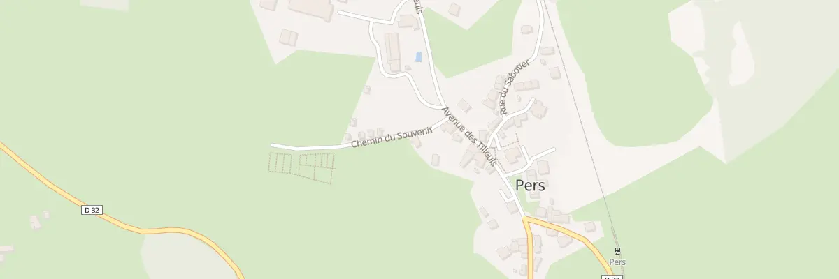 Plan du 3 Chem des Croix au Rouget-Pers
