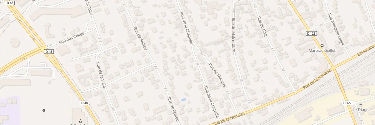 Plan du 25 Rue de la Chapelle à Argenteuil