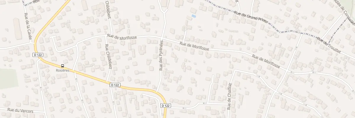 Plan du 87B Rue de Morifosse à Argenteuil