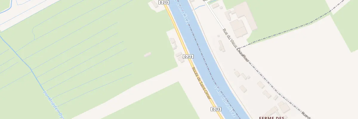 Plan du 144 Rte de Saint Omer à Serques