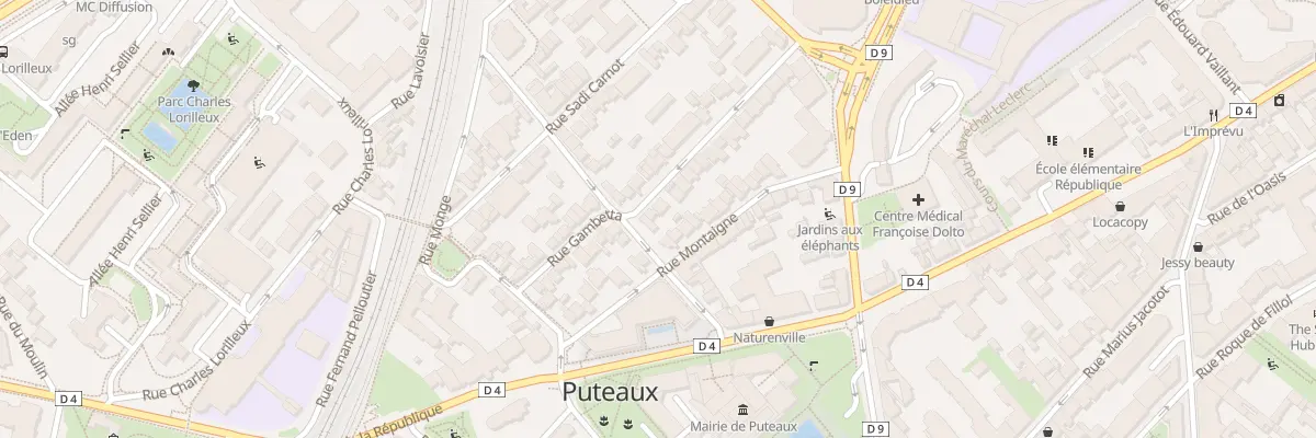 Plan du 24 Rue Gambetta à Puteaux