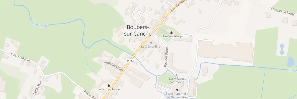 Plan du 36 Rue du Bourg à Boubers-sur-Canche