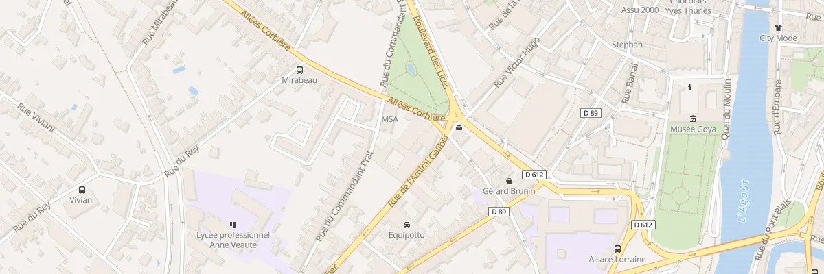 Plan du 3 All Corbière à Castres